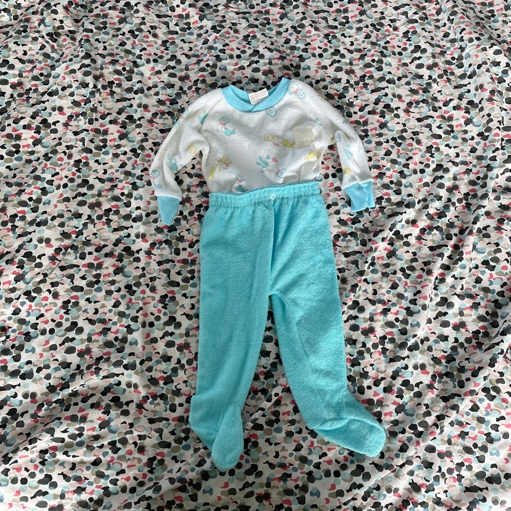 Vintage baby one piece outfit